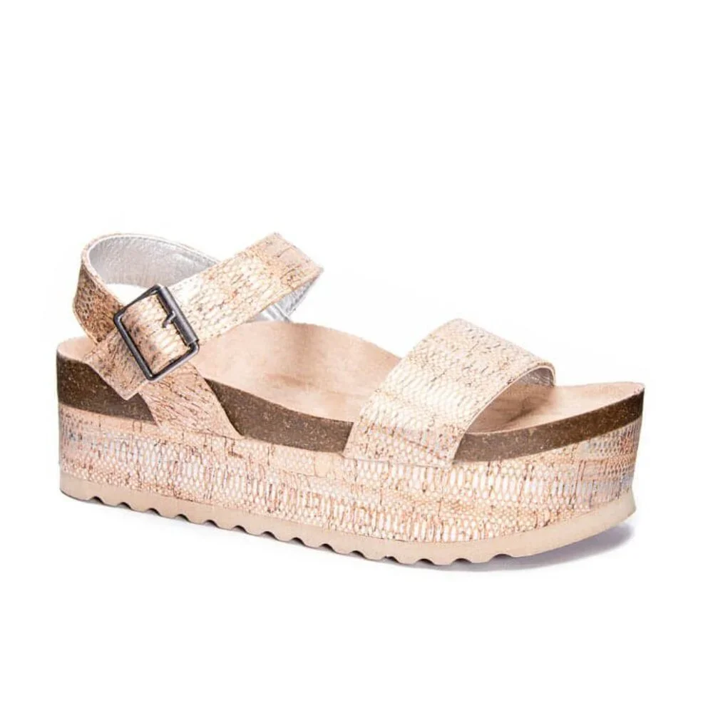 Chinese Laundry Palms Women's 9 Snakeskin Espadrille Platform Sandal Flatform